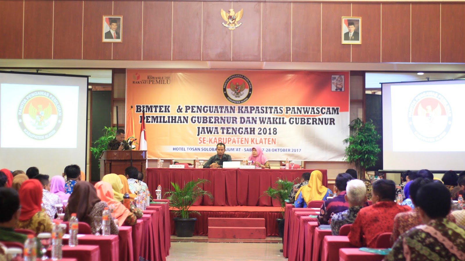 Bimtek Dan Penguatan Kapasitas Panwascam Pemilihan Gubernur Dan Wakil Gubernur jawa Tengah tahun 2018. Se Kabupaten KlatenBimtek Dan Penguatan Kapasitas Panwascam Pemilihan Gubernur Dan Wakil Gubernur jawa Tengah tahun 2018. Se Kabupaten Klaten