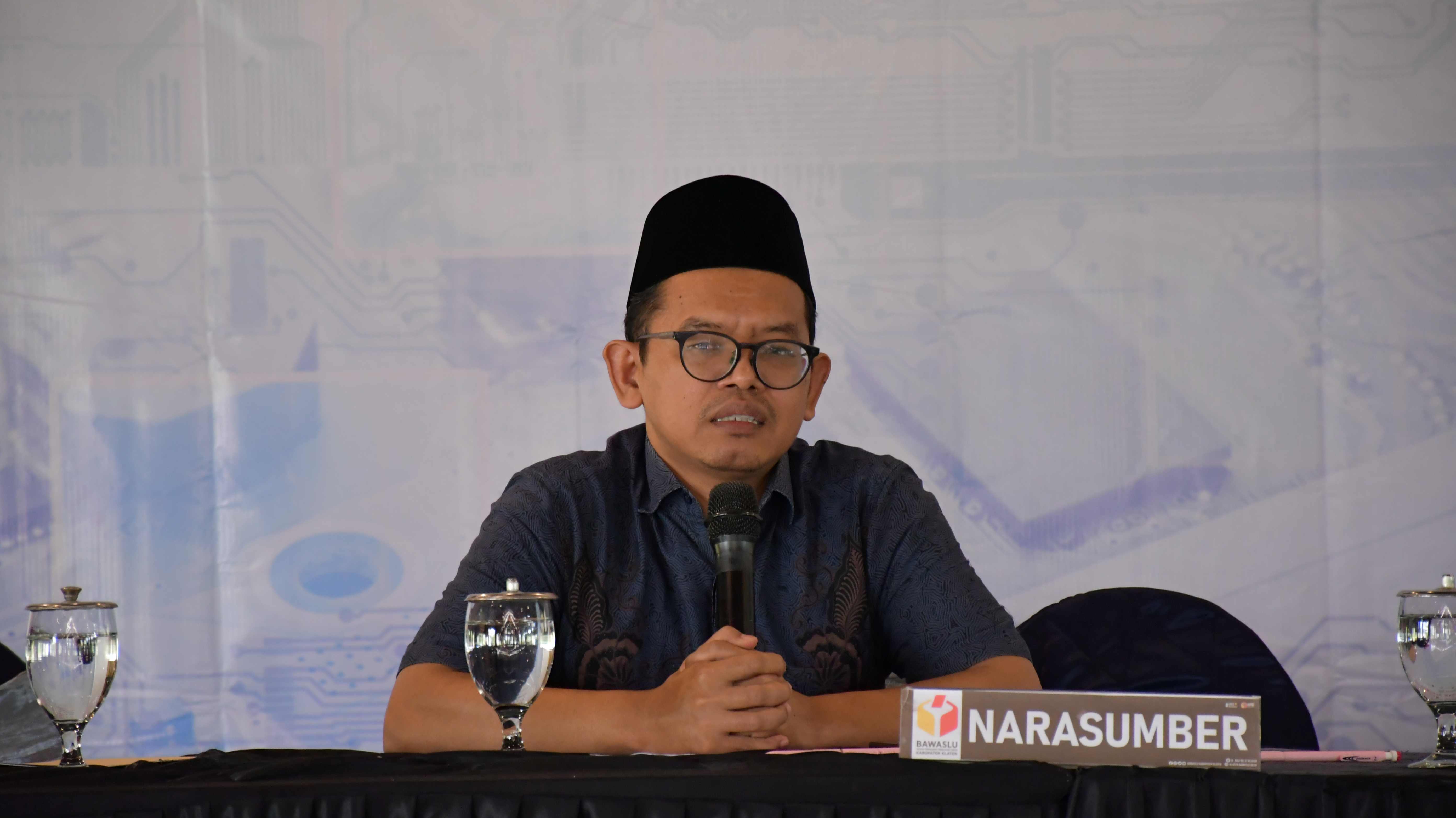 Masykurudin Hafidz Penggiat Pemilu menerutnya