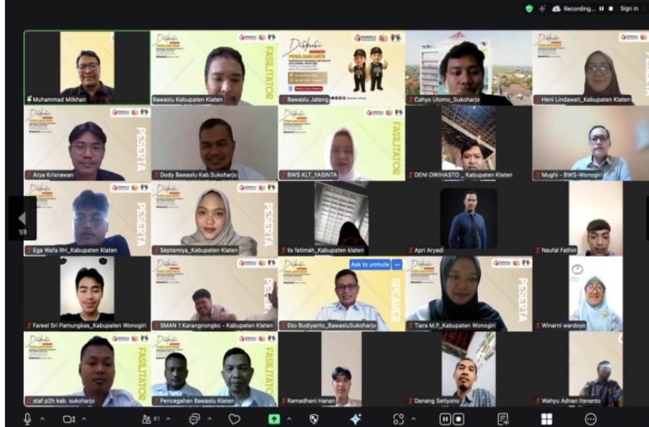 1.	“Membangun Demokrasi dari Kelas: Pendidikan Partisipatif untuk Pemilih Cerdas”