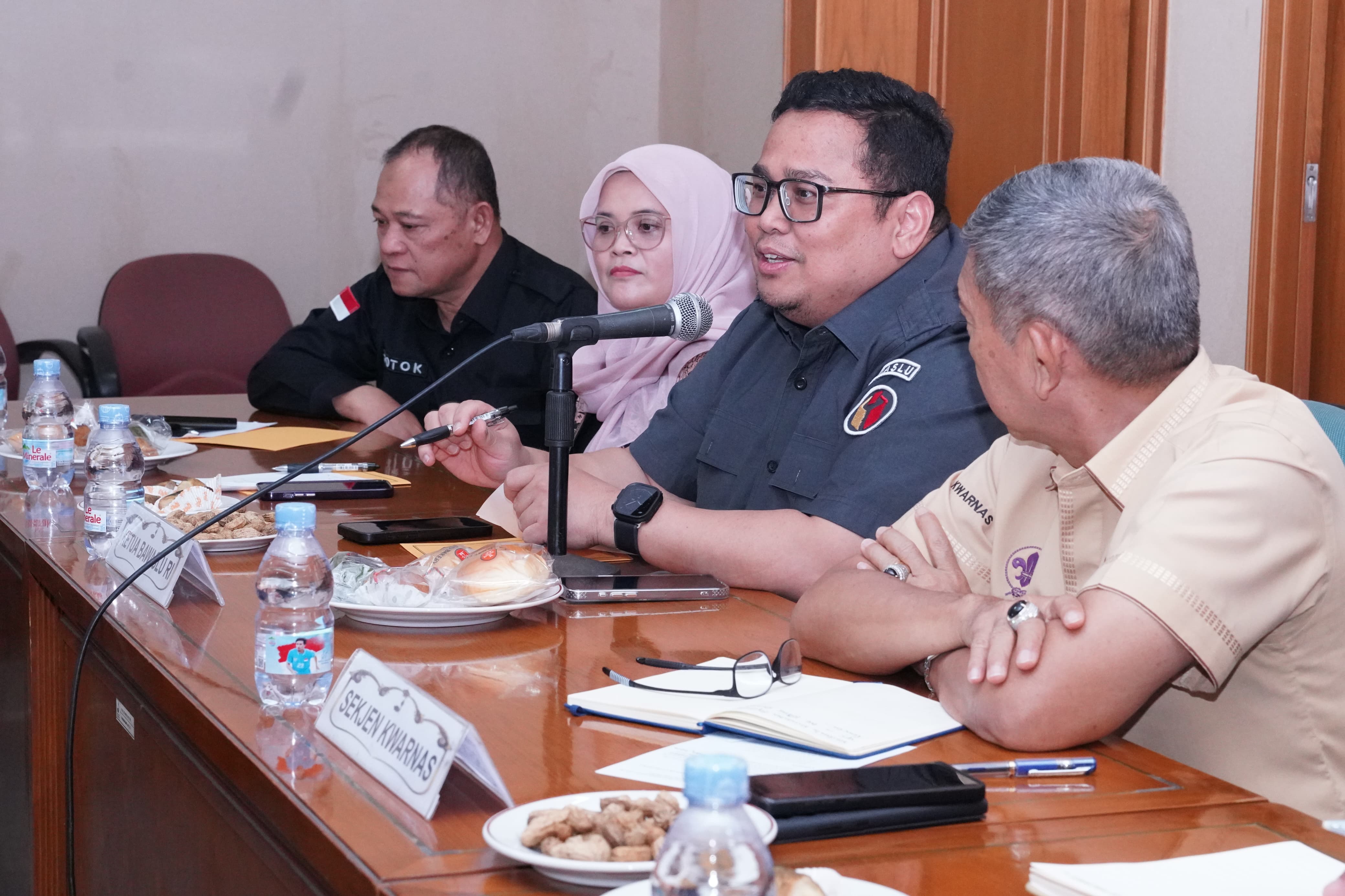 Ciptakan Pemilu Demokratis, Bawaslu Rangkul Kwarnas Pramuka dalam Pengawasan Partisipatif