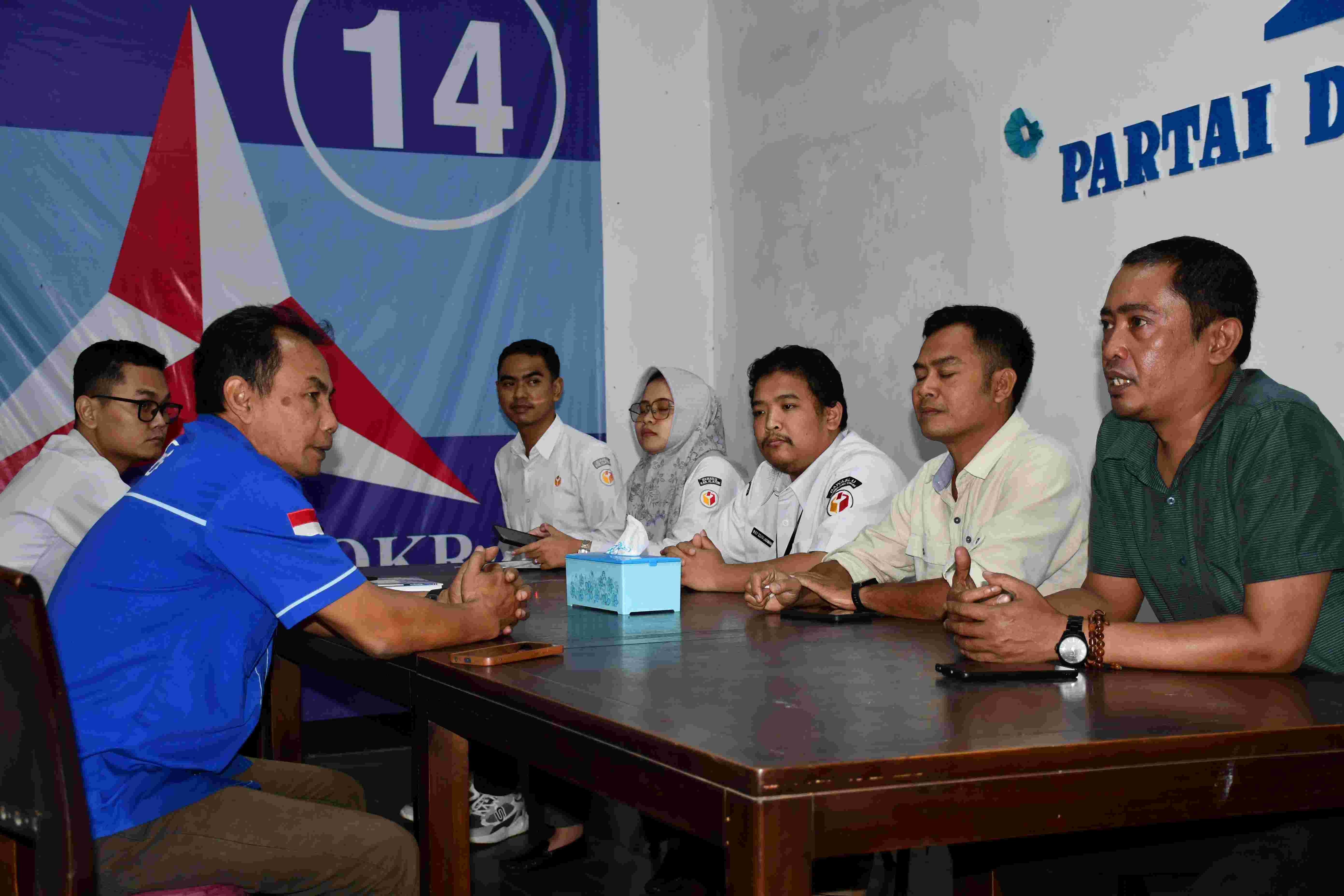 Perkuat Sinergi Non-Tahapan, Bawaslu Klaten Audiensi dengan DPC Partai Demokrat