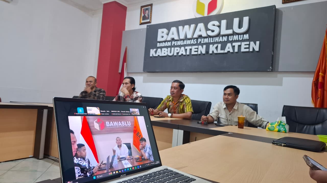 Bawaslu Klaten Siap Buktikan Kinerja Masa Nontahapan Lewat Aplikasi Konsolidasi Demokrasi