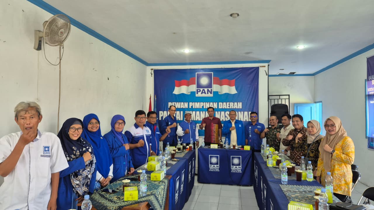 Audiensi dengan PAN, Bawaslu Klaten Perkuat Konsolidasi Demokrasi dan Pengawasan Pemilu