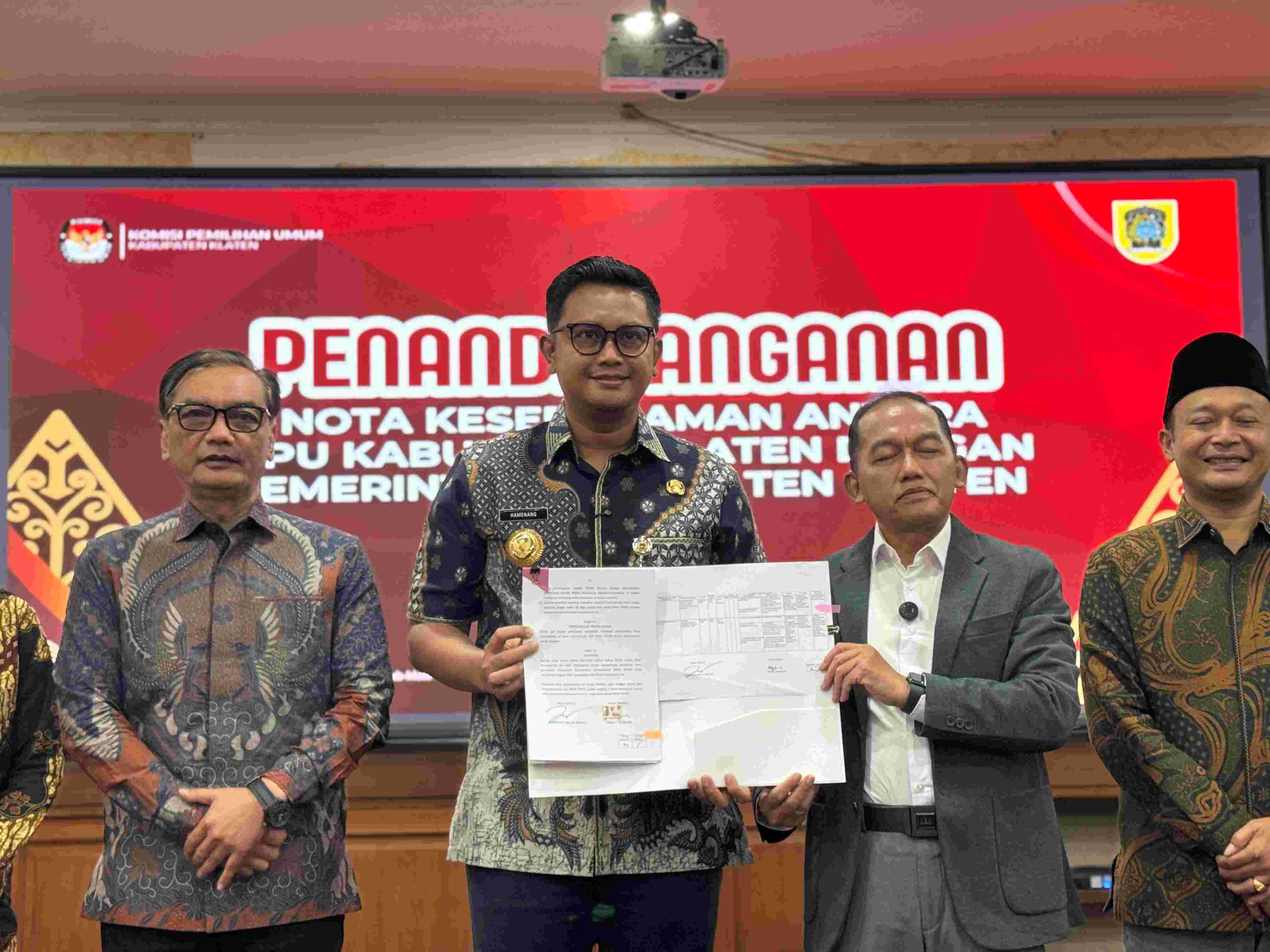  MoU KPU-Pemkab Klaten