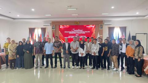 Bawaslu Klaten Hadiri Sosialisasi Pemutakhiran Data Parpol dan Putusan MK Nomor 128/PUU-XXIV/2026