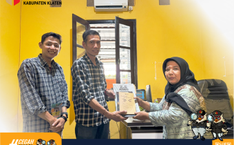 Permohonan dan Penyerahan Media Cetak Bawaslu Klaten Kepada Dinas Arsip dan Perpustakaan Daerah Prov. Jawa Tengah