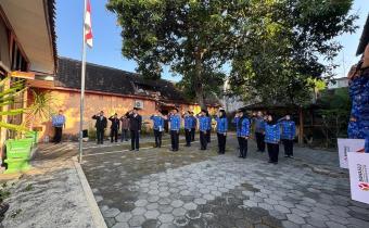 Prosesi upacara peringatan hari Kemerdekaan Republik Indonesia ke 80 Tahun