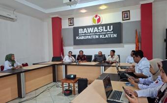 Bawaslu Klaten Rumuskan DIM untuk Perkuat Pengawasan Pemilu Inklusif