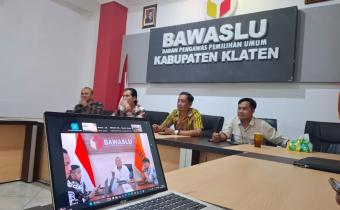 Bawaslu Klaten Siap Buktikan Kinerja Masa Nontahapan Lewat Aplikasi Konsolidasi Demokrasi