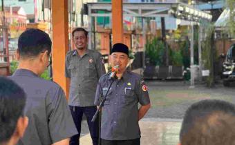 BAWASLU KABUPATEN KLATEN GELAR APEL PAGI, TEKANKAN KESUKSESAN PEMUTAKHIRAN DPTB DAN DUKUNG PELAKSANAAN PKP
